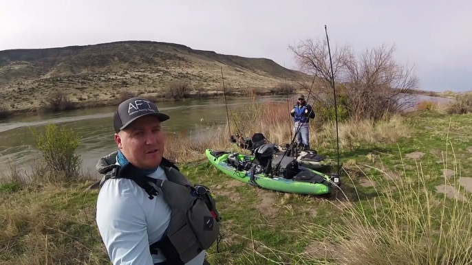 Monster 8ft Sturgeon nearly sinks kayak!!!