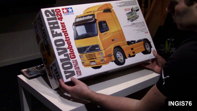 RC TRAIL UNBOXING TAMIYA VOLVO FH12 GLOBETROTTER 420 KIT