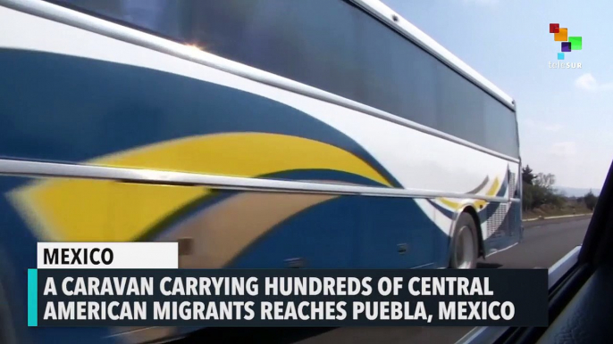 Caravan of Immigrants Reaches Puebla, Mexico