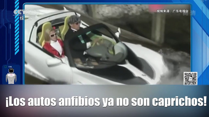 ¡Los autos anfibios ya no son caprichos!