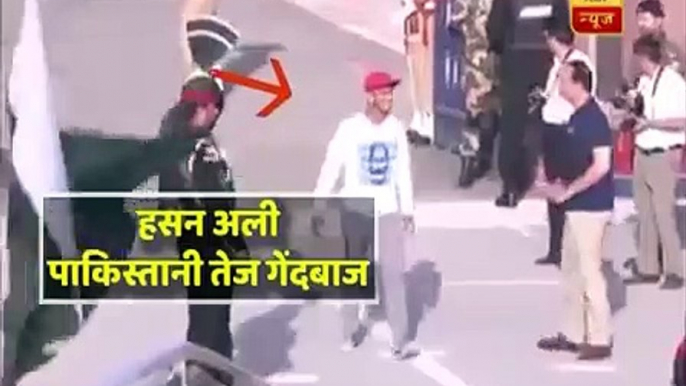 Indian Media Reporting Over  Hassan Ali's Act on Wagah Border