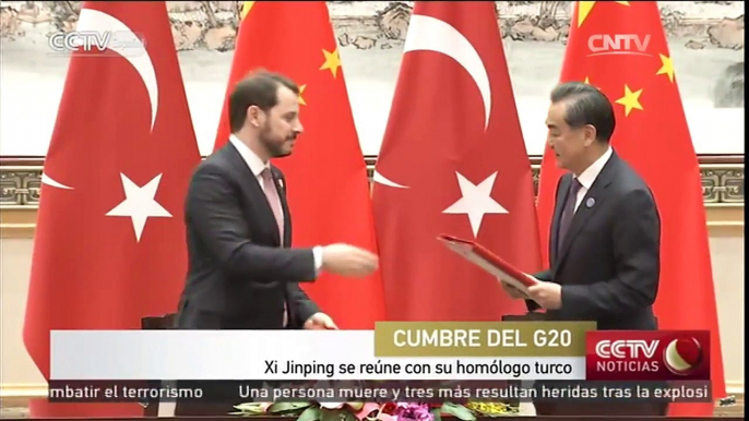 Xi Jinping se reúne con su homólogo turco Erdogan