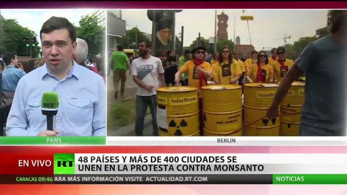 Marcha sin precedentes: 48 países, 421 ciudades protestan contra Monsanto