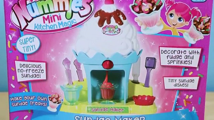 Yummy Nummies Sundae Maker Mini Kitchen Magic - Mini Ice Cream Sundaes