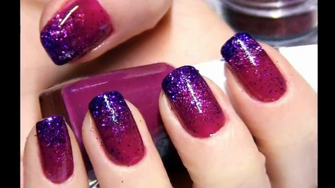 Sparkly holiday nail tutorial / Празничен блестящ маникюр