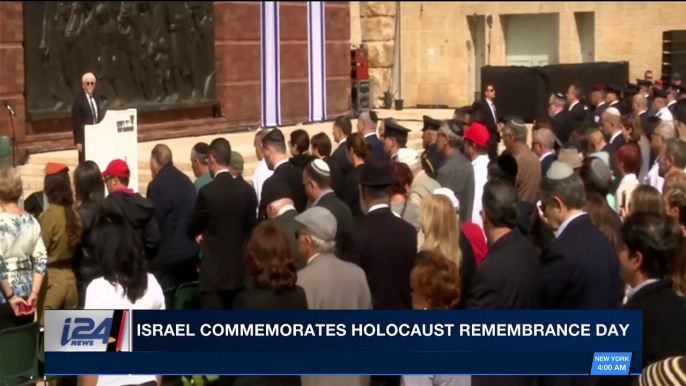 i24NEWS DESK | Israel honors Holocaust victims & survivors | Thursday, April 12th 2018