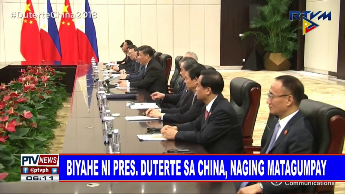 #PTVNEWS: Biyahe ni Pangulong #Duterte sa China, naging matagumpay