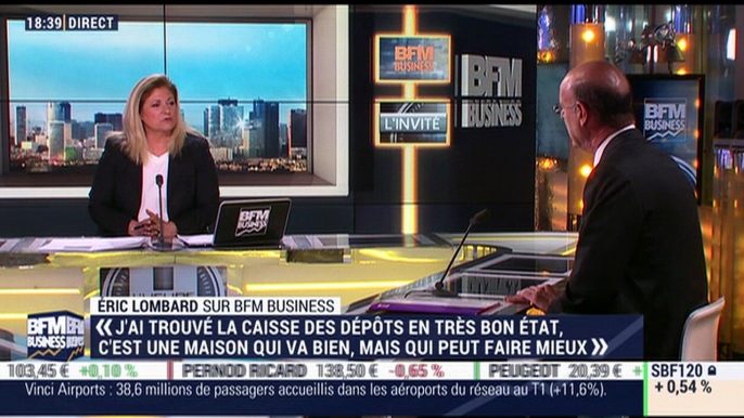 Eric Lombard: "J'ai trouvé la Caisse des Dépôts en très bon état, c'est une maison qui va bien, mais qui peut faire mieux" - 12/04