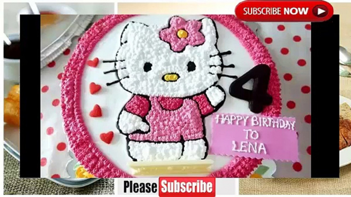 Hướng dẫn cách làm bánh kem sinh nhật hình hello kitty đẹp