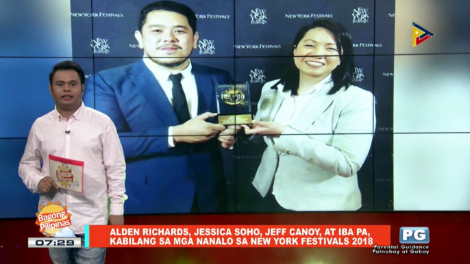 FIFIRAZZI: Alden Richards, Jessica Soho, Jeff Canoy, at iba pa, kabilang sa mga nanalo sa New York Festivals 2018; Zaito, arestado matapos mahulihan ng droga; Mariah Carey, inaming mayroong bipolar disorder