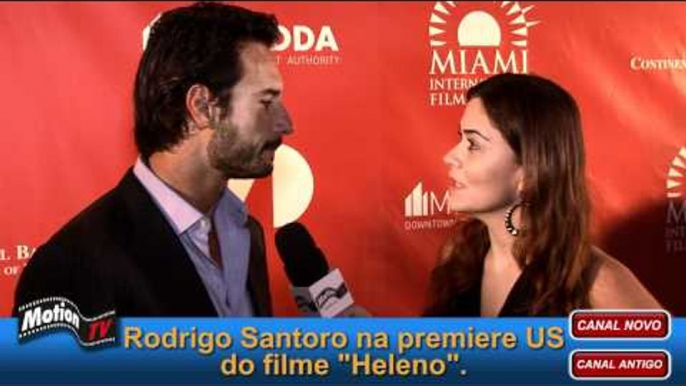 Rodrigo Santoro fala sobre o filme Heleno no Festival de Cinema de Miami