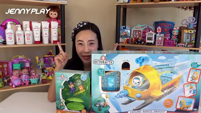 Jenny play 디즈니 주니어 옥토넛 탐험대 빙하 탐험선 장난감 놀이 Octonauts Gup-S Polar Exploration Vehicle Toy sets