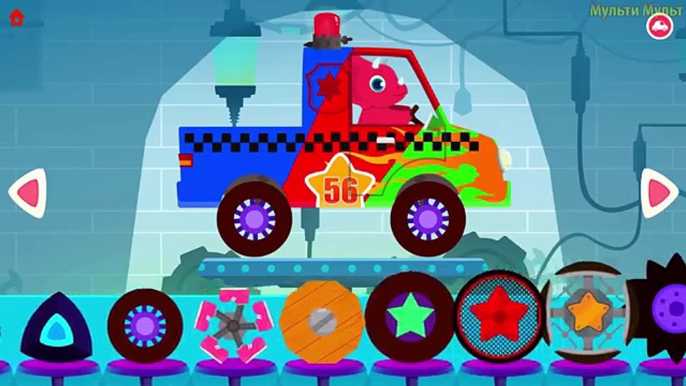 Car Driving for Kids Truck Driver | Monster Truck, Ambulance, Dinosaur Cartoons Videos for Children