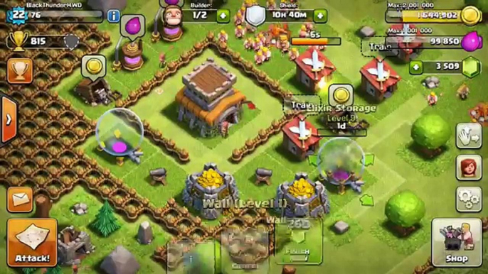 WORLDS WORST TOWN HALL 8! - Clash of Clans - GEMMING NEW BARRACKS + WALLS! This Base Sucks Ass