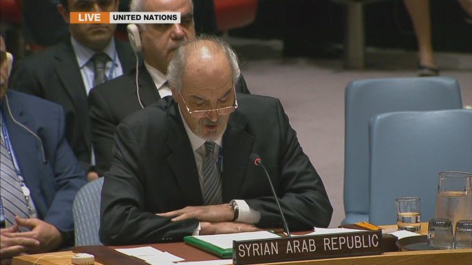 Syria strikes:UN Security Council meeting - Syria