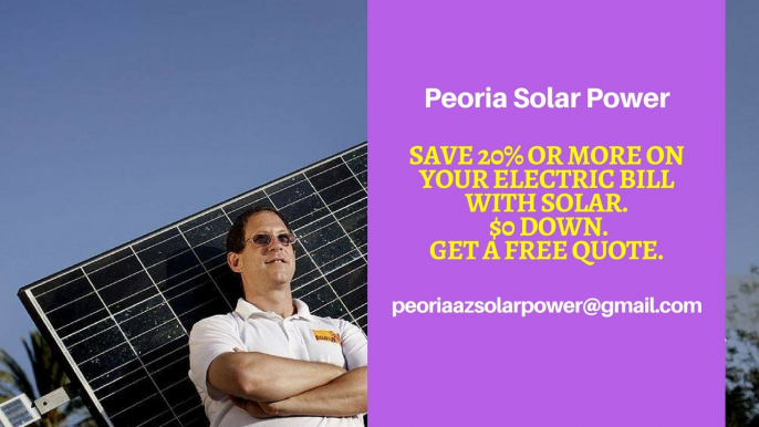 Affordable Solar Energy Peoria - Peoria Solar Energy Costs