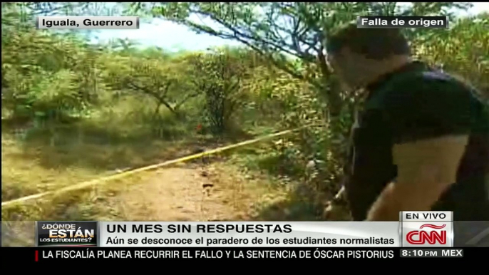 Un recorrido por las fosas clandestinas de Iguala