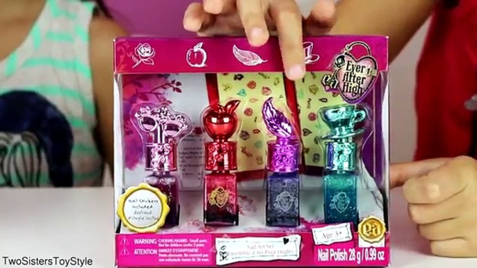 EVER AFTER HIGH Royals & Rebels LIP GLOSS AND NAIL POLISH SETS - Spellbinding Nail Art