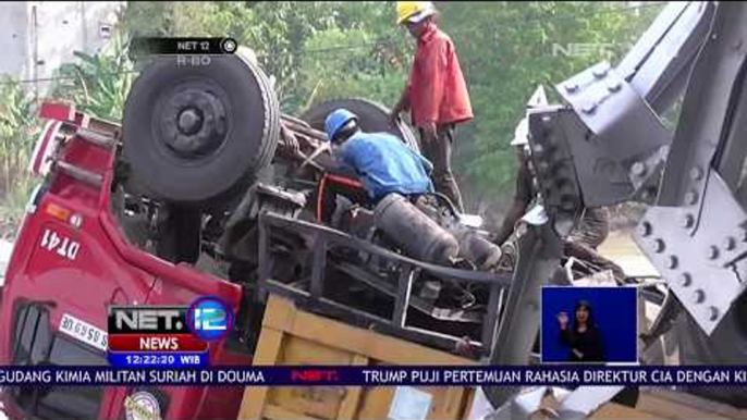 Petugas Berhasil Evakuasi 1 Bangkai Truk -NET12