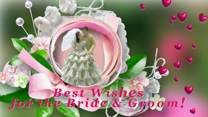 Happy Wedding Day! Best Wishes for the Bride & Groom. Free eCard Greetings.