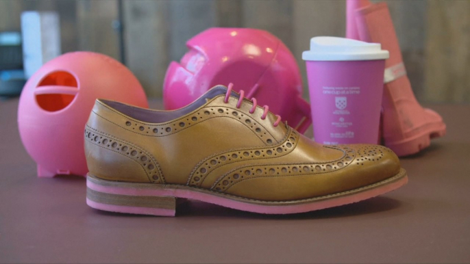 UK Firm Turns Chewed Gum Into Shoes, Coffee Cups And Rain Boots