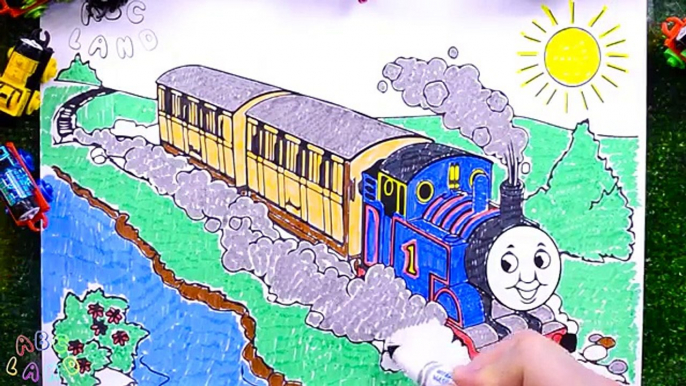 Magic Coloring with Thomas the Tank Engine ♦ Learn Color with Thomas and Friends