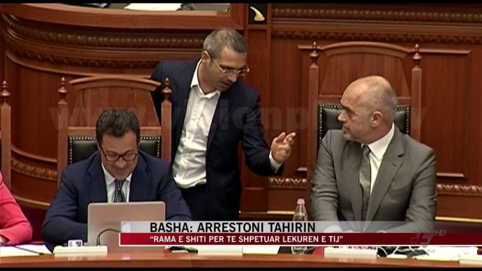 Basha kërkon arrestimin e Saimir Tahirit - News, Lajme - Vizion Plus