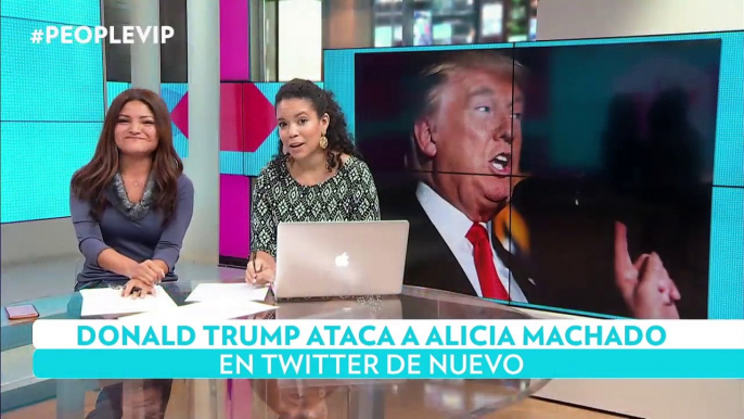 Donald Trump invita a ver el sex tape de Alicia Machado