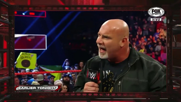 Wwe Raw 21/11/16 En Español GOLDBERG Estará en el ROYAL RUMBLE Por El título Universal!!!!