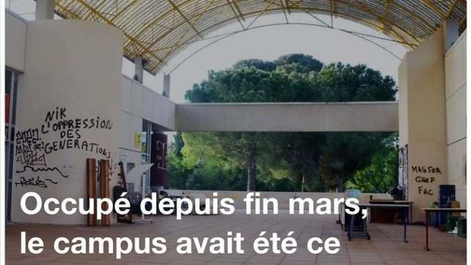 Les dégâts de l'occupation de l'université de Montpellier estimés à au moins 300.000 euros.