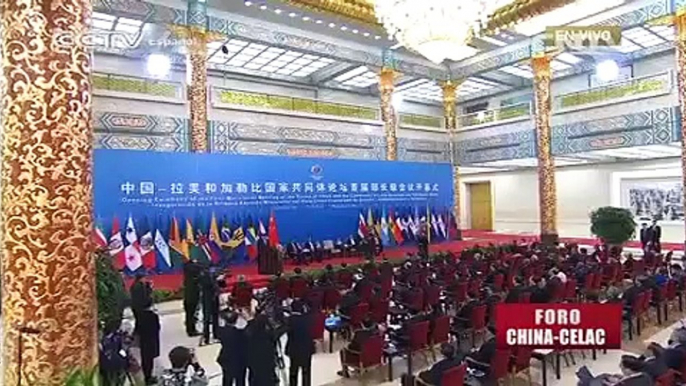 Discurso del presidente chino Xi en la Inauguración del primer Foro Ministerial China-CELAC