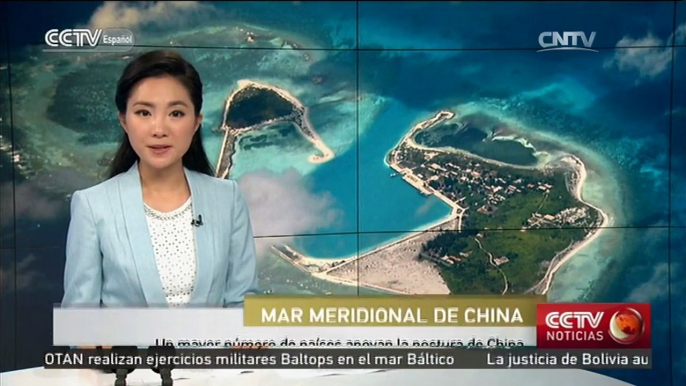 Un mayor número de países apoyan postura china respecto a Mar Meridional de China