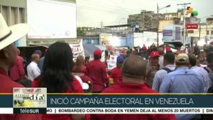 Inicia campaña electoral en Venezuela previa a comicios presidenciales