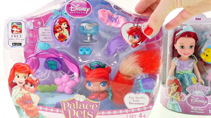 Ariel y Flounder Mi Primera Muñeca + Palace Pets Felicidad y Belleza Play Doh Bebé Ariel