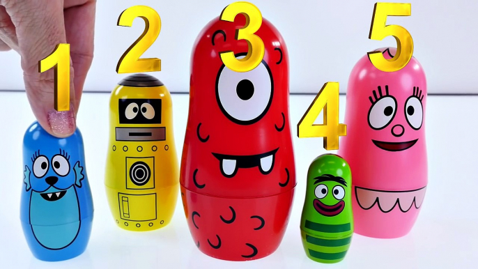 Aprende Colores Con Yo Gabba Gabba! Muñecas Sorpresa Mamushka- Aprendiendo A Contar