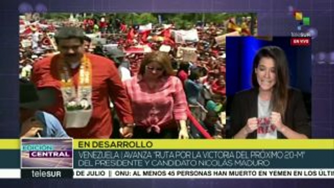 Avanzan campañas presidenciales de candidatos en Venezuela