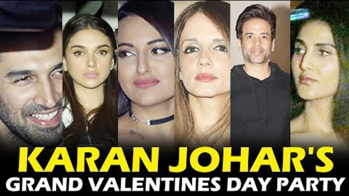 Bollywood Actor पोहचे Karan Johar की GRAND Valentines Day पार्टी पर