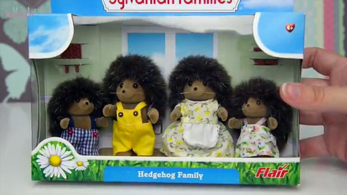 Sylvanian Families Calico Critters Hedgehog Family Review and Play in Shoe Store - Kids Toys