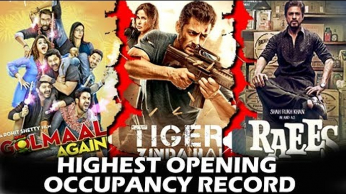 Tiger Zinda Hai BEATS Golmaal Again And Raees, Records The Highest Opening Occupancy 2017