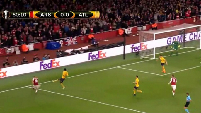 All Goals Arsenal 1-1 Atletico Madrid resumé & buts