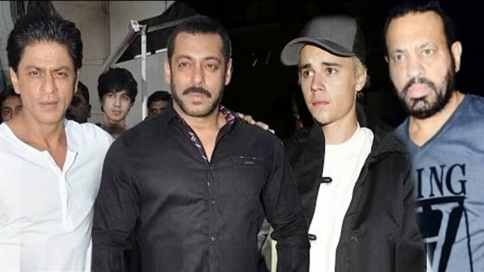 Salman's Bodyguard SHERA Becomes Justin Biebers Bodyguard - Shahrukh-Salman Arrange Party For Justin