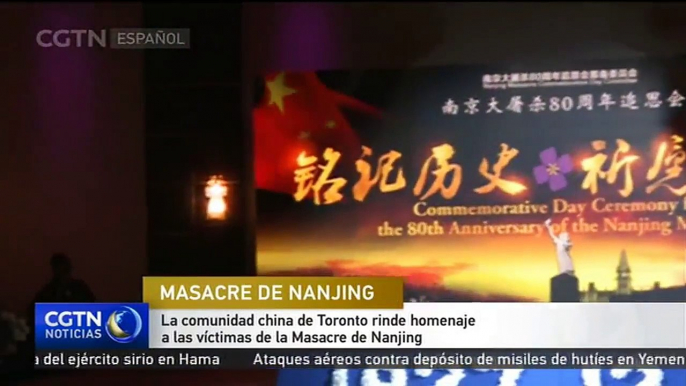 La comunidad china de Toronto rinde homenaje a las víctimas de la Masacre de Nanjing