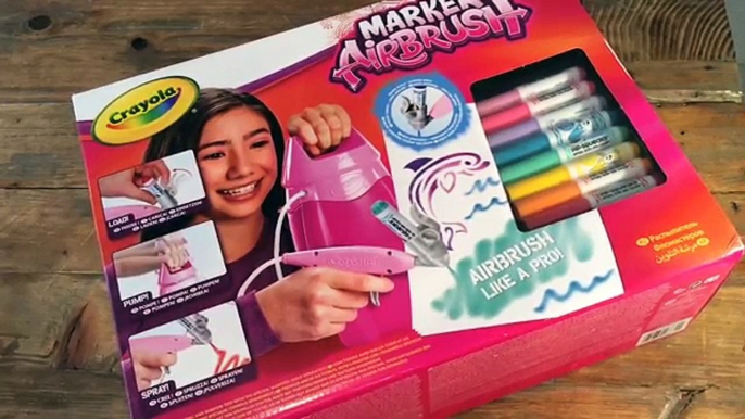 Unboxing en Review: Crayola Marker Airbrush