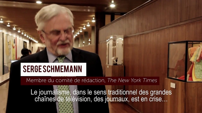 Le journalisme est-il en crise? Serge Schmemann, journaliste lauréat d'un prix Pulitzer