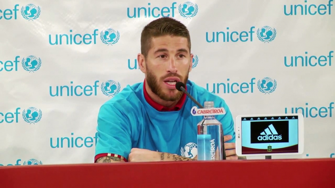 Sergio Ramos es nombrado embajador de UNICEF Comité Español