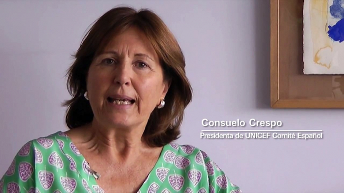 Carta de Consuelo Crespo, Presidenta de UNICEF Comité Español