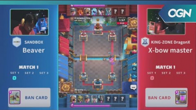 [하이라이트] SANDBOX vs KING-ZONE Dragon X 1set 180428 - 클래시 로얄 리그 아시아 (CRL) 클래시 로얄 리그 아시아 2화