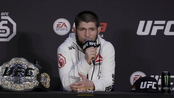 UFC 223: Khabib Nurmagomedov Post-Fight Press Conference - MMA Fighting