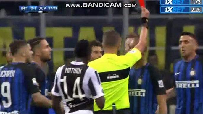 Vesino RED CARD  HD Inter 0-1 Juventus  28.04.2018