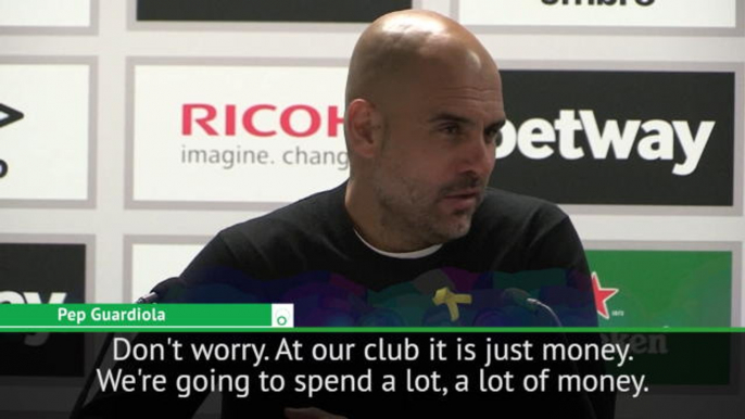 We will spend 1 billion - Guardiola jokes about City spending